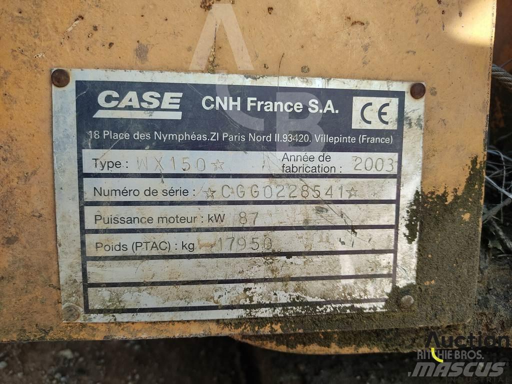 CASE WX 150 Колёсные экскаваторы