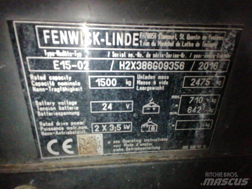 Linde E15-02 Электропогрузчики