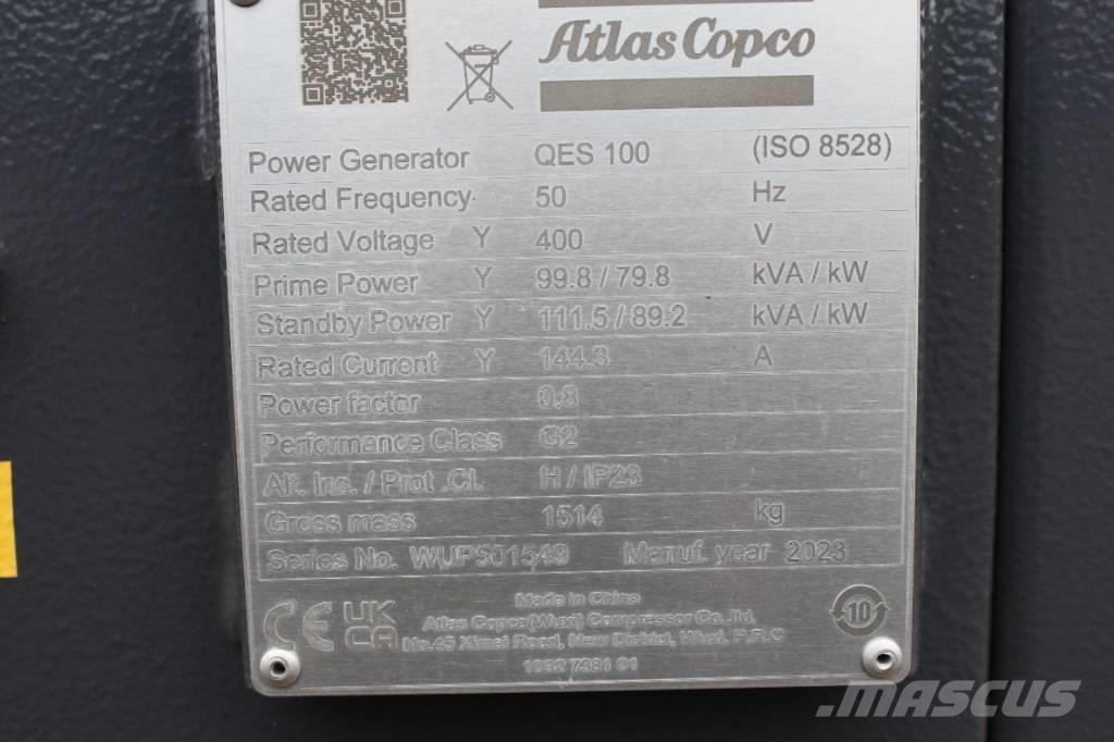 Atlas Copco QES 100 Дизельные генераторы