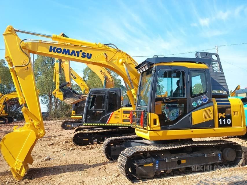 Komatsu PC110 Малые экскаваторы 7т-12т