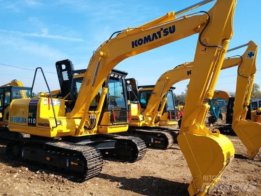 Komatsu PC110 Малые экскаваторы 7т-12т