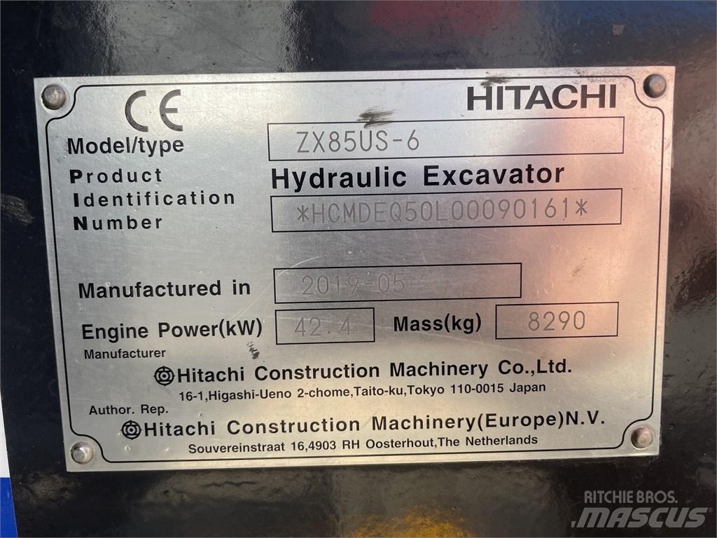 Hitachi ZX 85 US-6 Малые экскаваторы 7т-12т