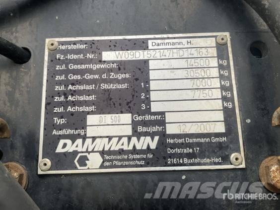 Dammann DT 5000 Самоходные опрыскиватели