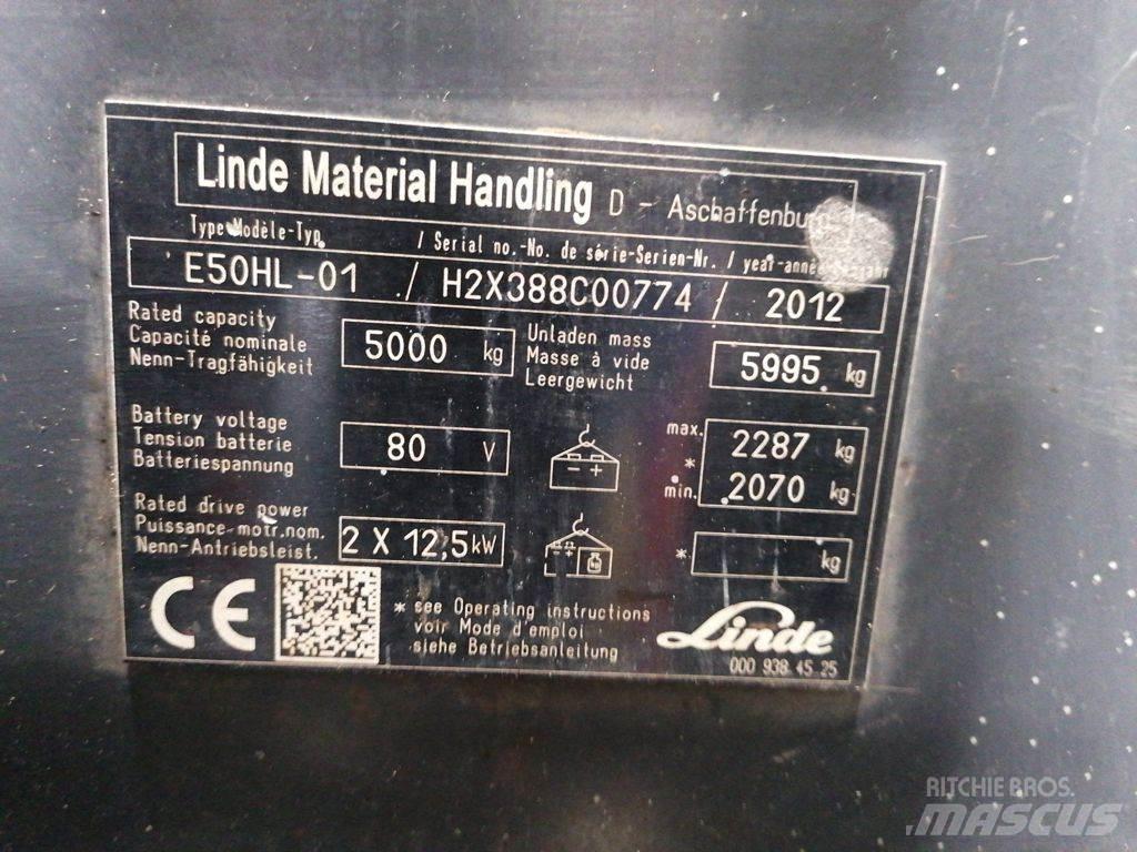 Linde E50HL-01 Электропогрузчики