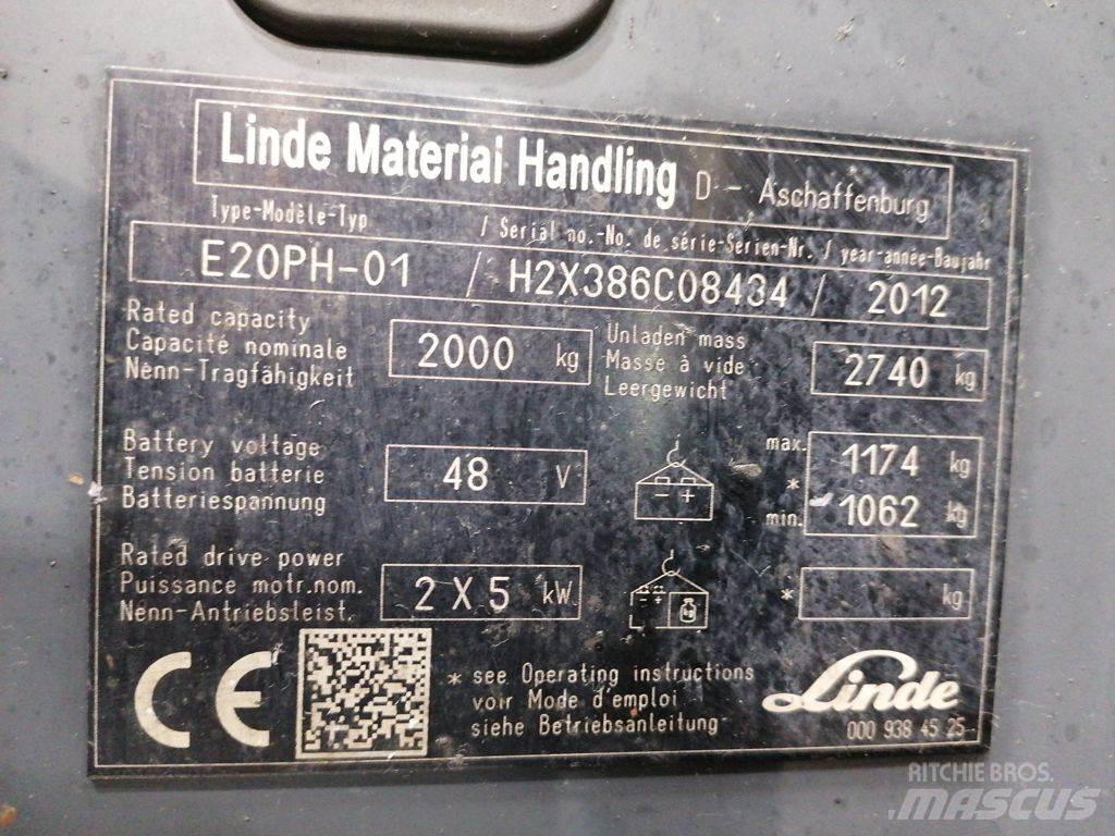 Linde E20PH-01 Электропогрузчики
