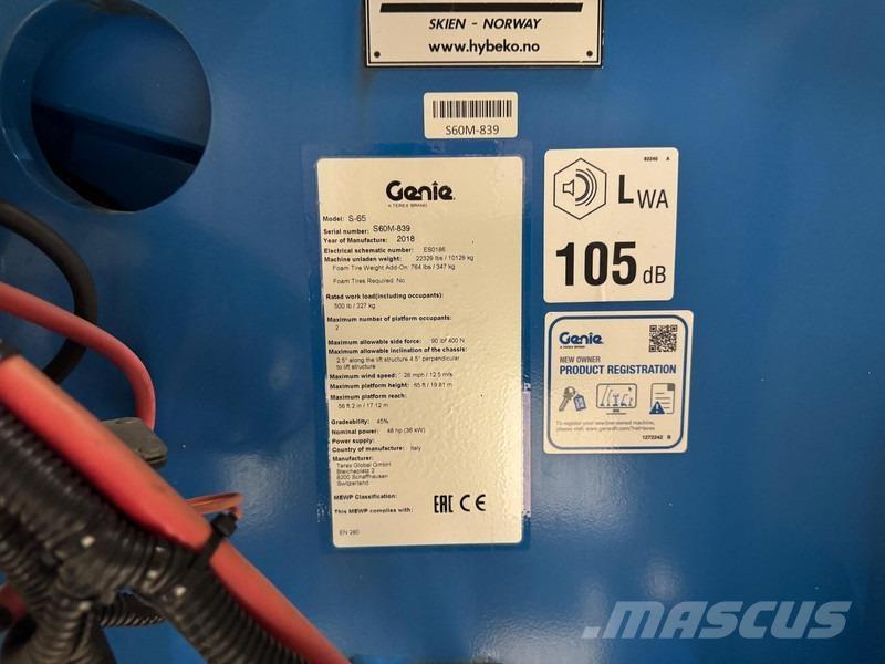 Genie S65 Разные подъемники и вышки