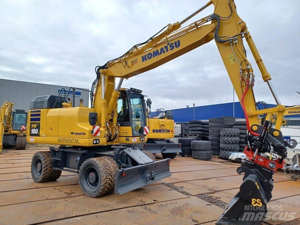 Komatsu PW180-11E0 Колёсные экскаваторы