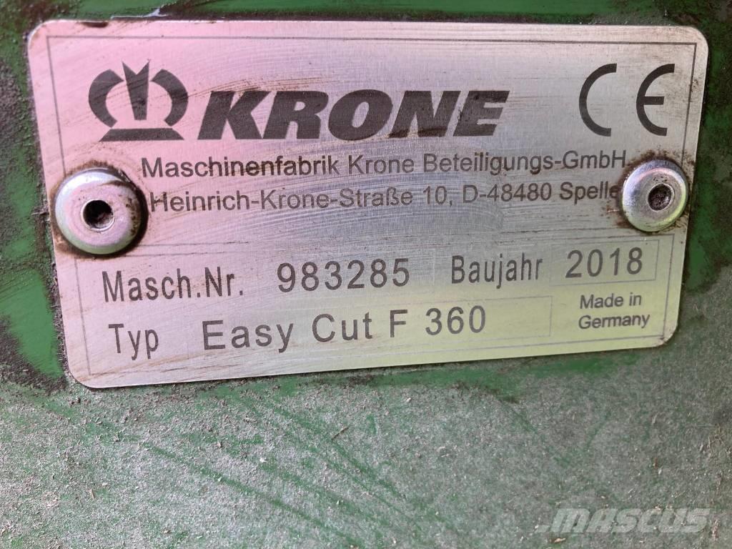 Krone Easy Cut F 360 Роторные косилки