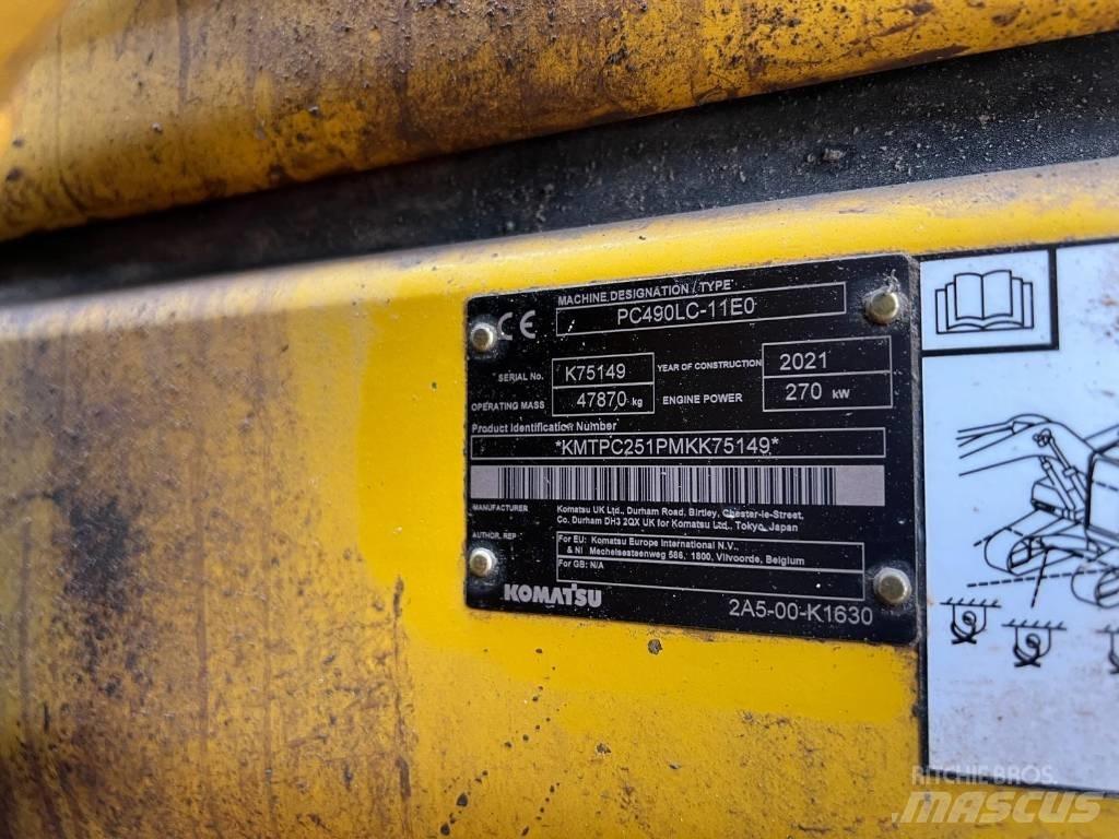Komatsu PC490LC-11EO Гусеничные экскаваторы