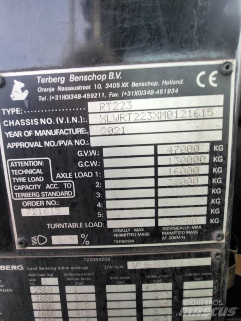 Terberg RT223 Терминальные тягачи