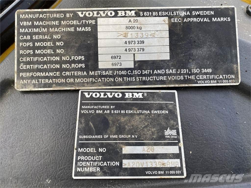 Volvo A20 Мини-самосвалы