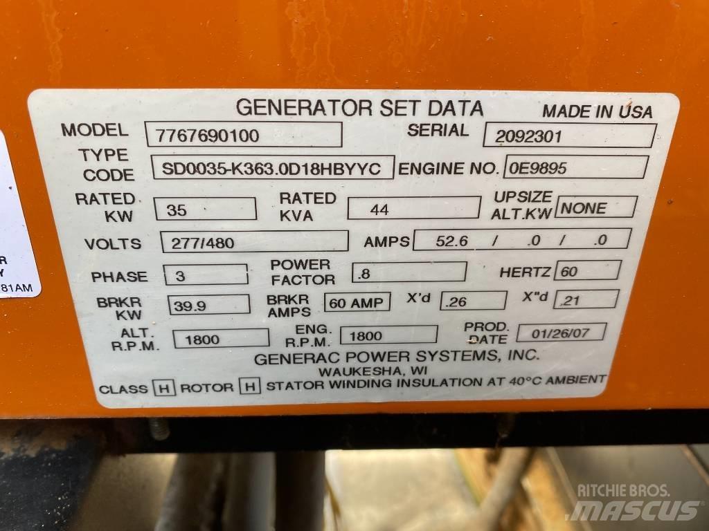 Generac 35 KW Дизельные генераторы