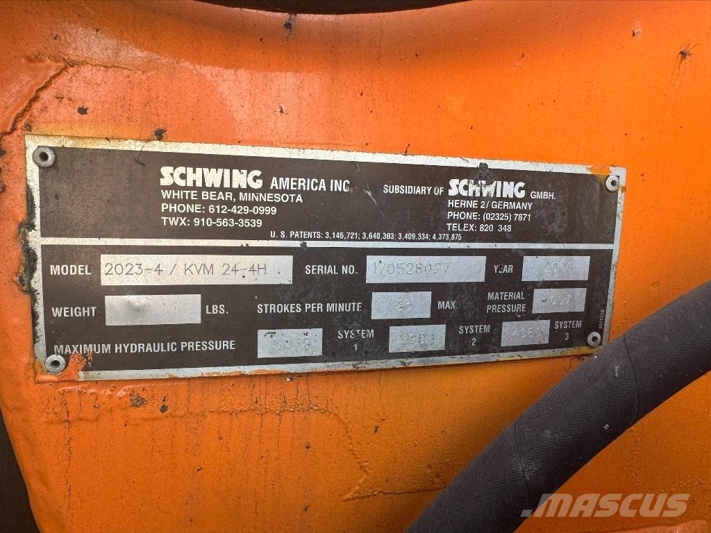Schwing KVM 24-4H Бетононасосы