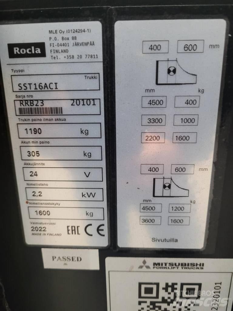 Rocla SST 16 ACI Самоходные электроштабелёры