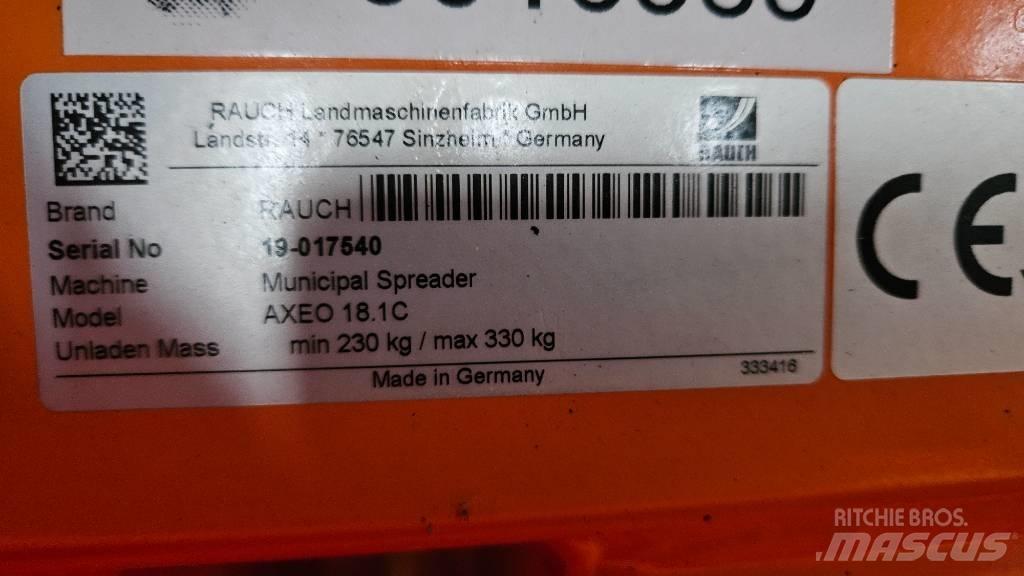 Rauch Axeo 18.1C Пескоразбрасыватели