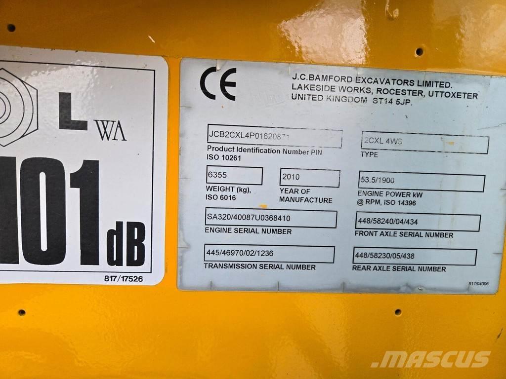 JCB 2CX Фронтальные погрузчики