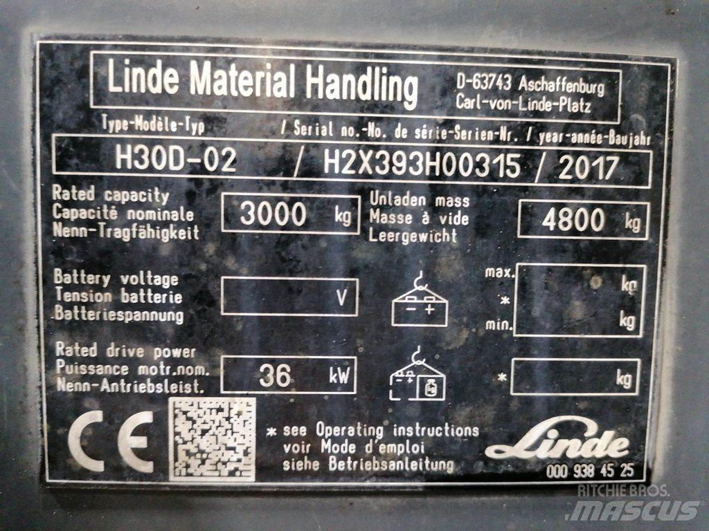 Linde H30D-02 Дизельные погрузчики