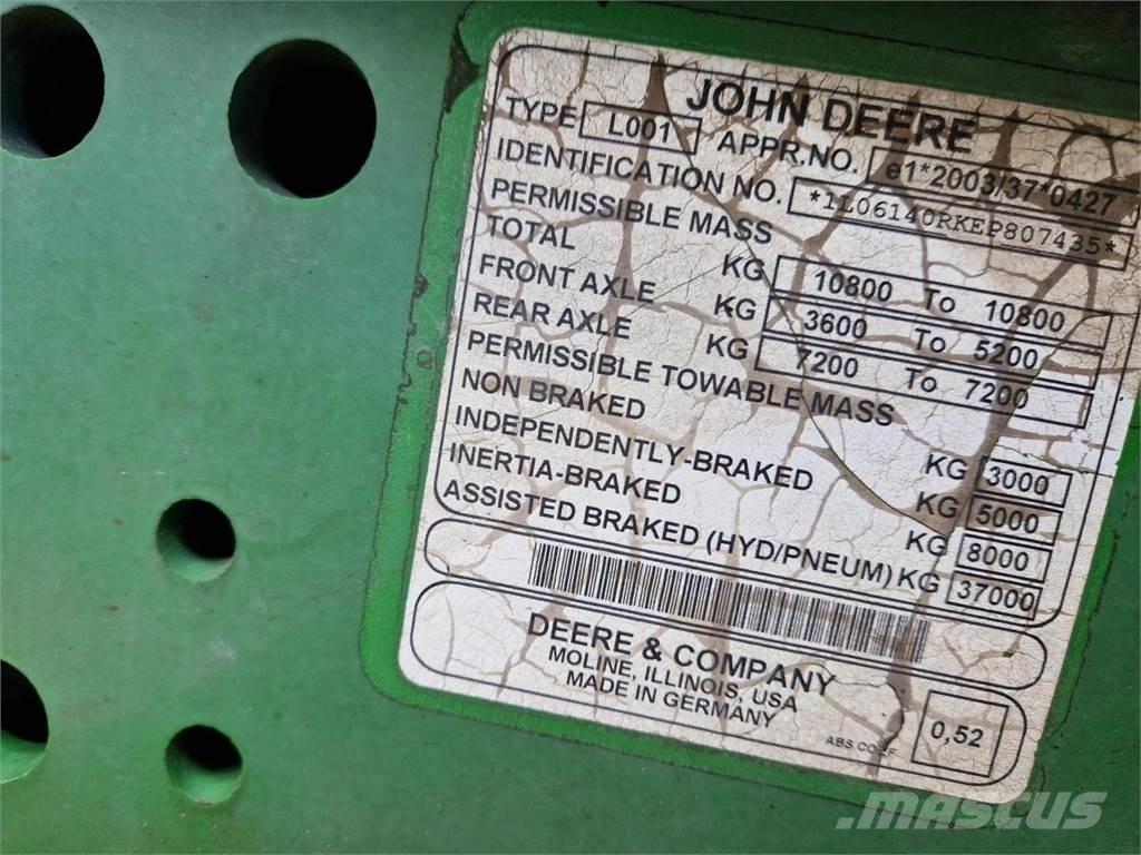 John Deere 6140R Трактора