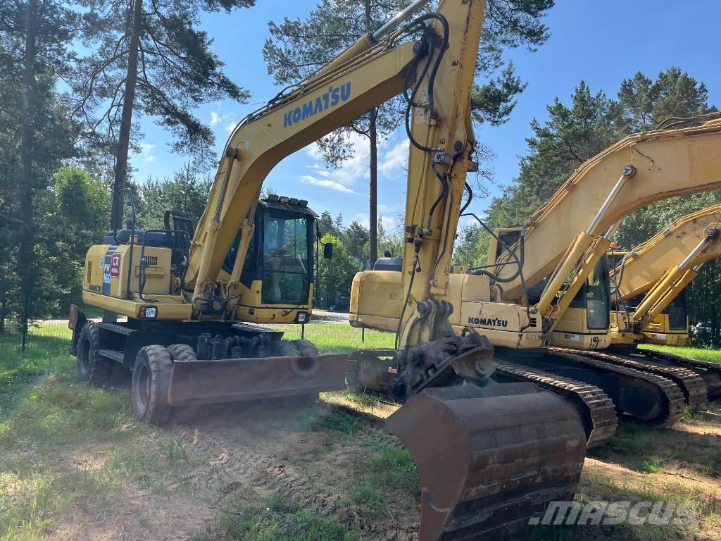 Komatsu PW 160-7 Колёсные экскаваторы