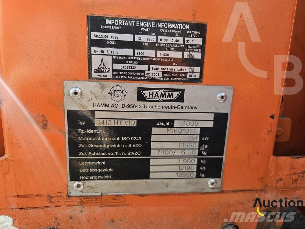 Hamm 3412 HT Vio Другие дорожные катки