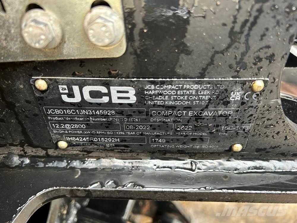 JCB 16C-1 Мини-экскаваторы