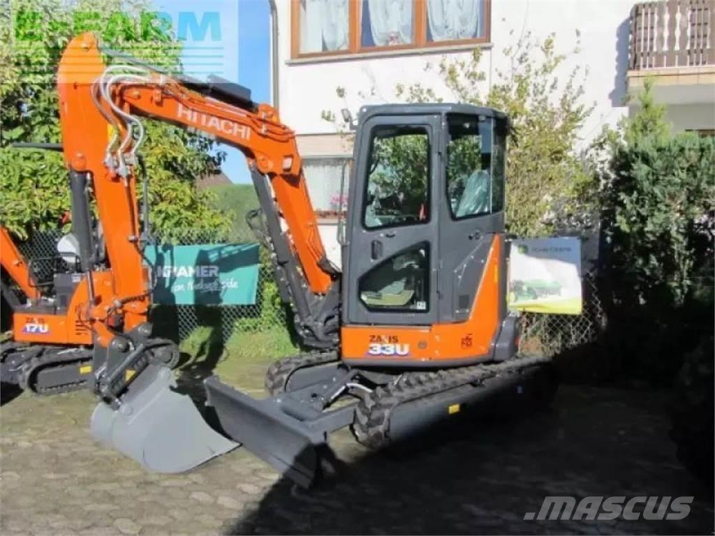 Hitachi zx 33 u-6 Колёсные экскаваторы