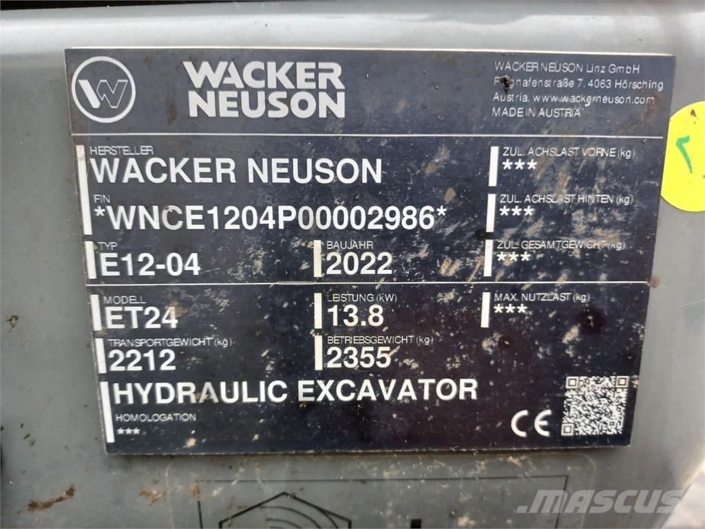 Wacker Neuson ET24 Гусеничные экскаваторы