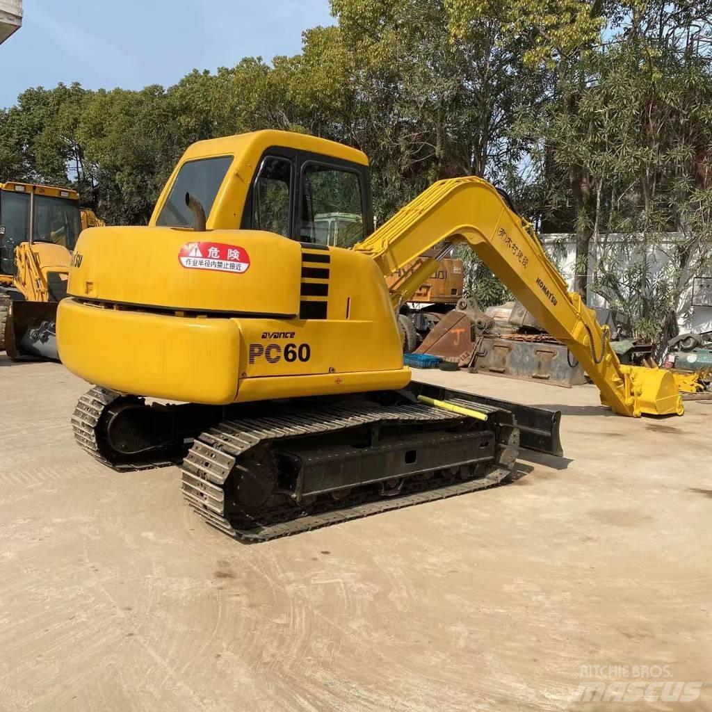Komatsu PC 60 Малые экскаваторы 7т-12т