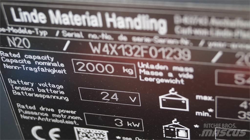 Linde N20 kurz Горизонтальные комплектовщики