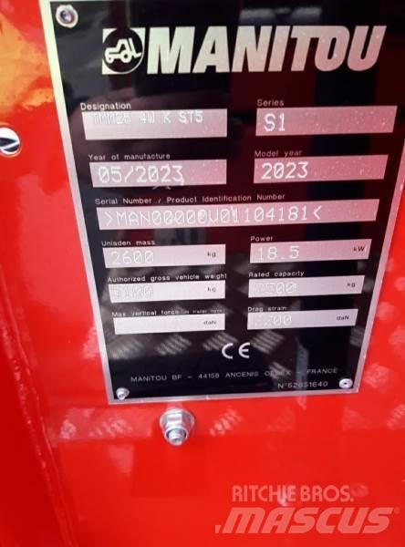 Manitou TMM25 4W Прицепные вилочные погрузчики