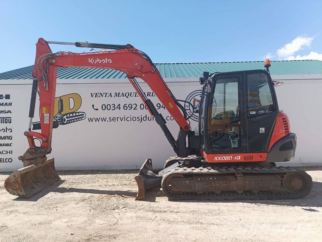 Kubota KX 080-4 Малые экскаваторы 7т-12т