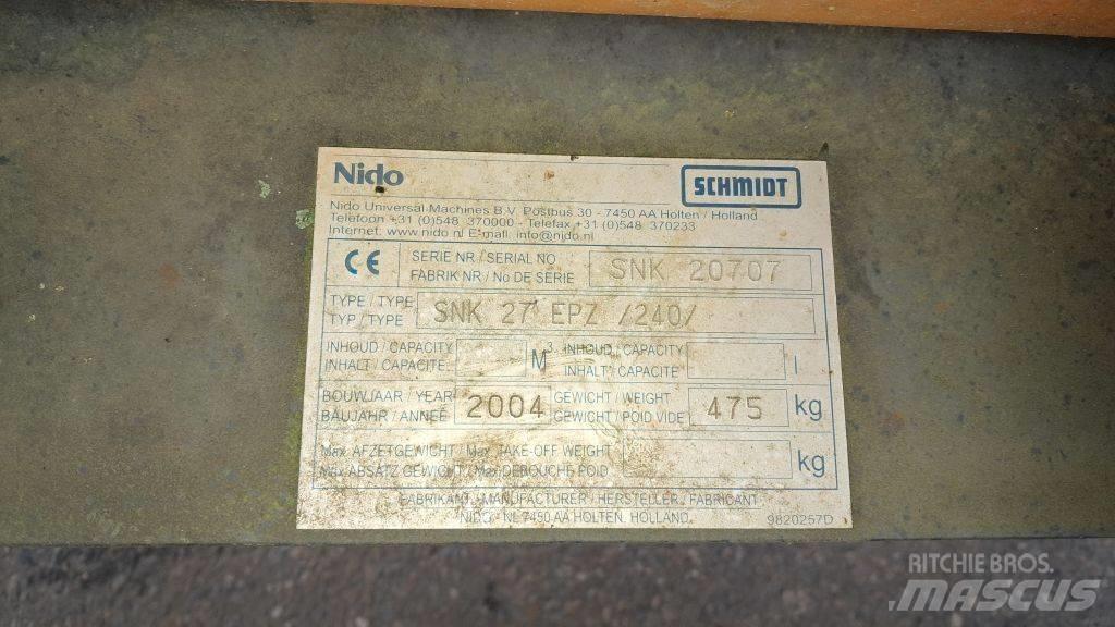 Nido SNK27 EPZ Снежные отвалы и плуги