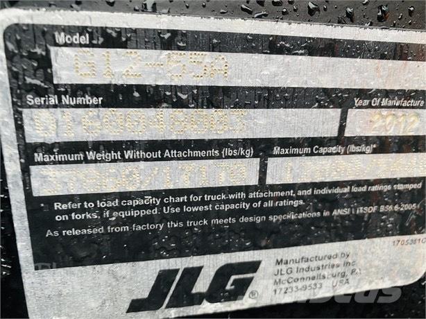 JLG G 12-55 A Телескопические погрузчики