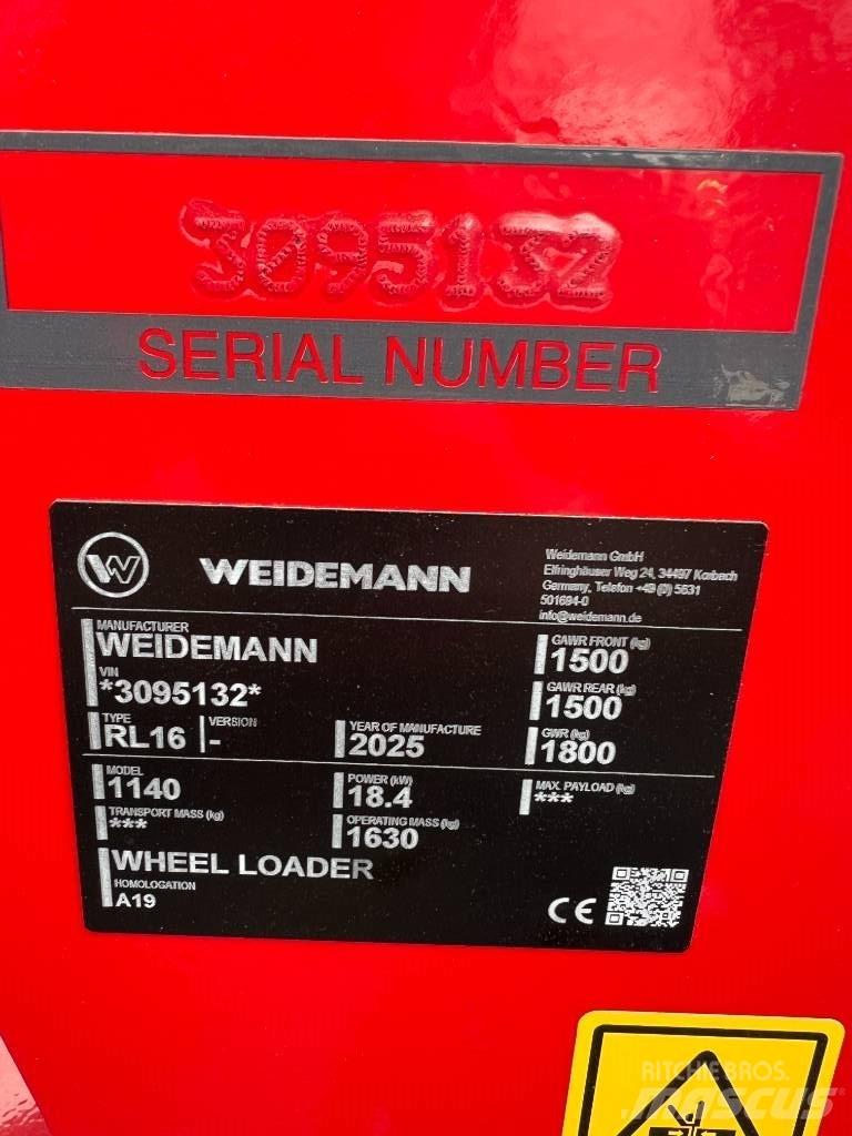 Weidemann 1140 Многофункциональные сельскохозяйственные погрузчики