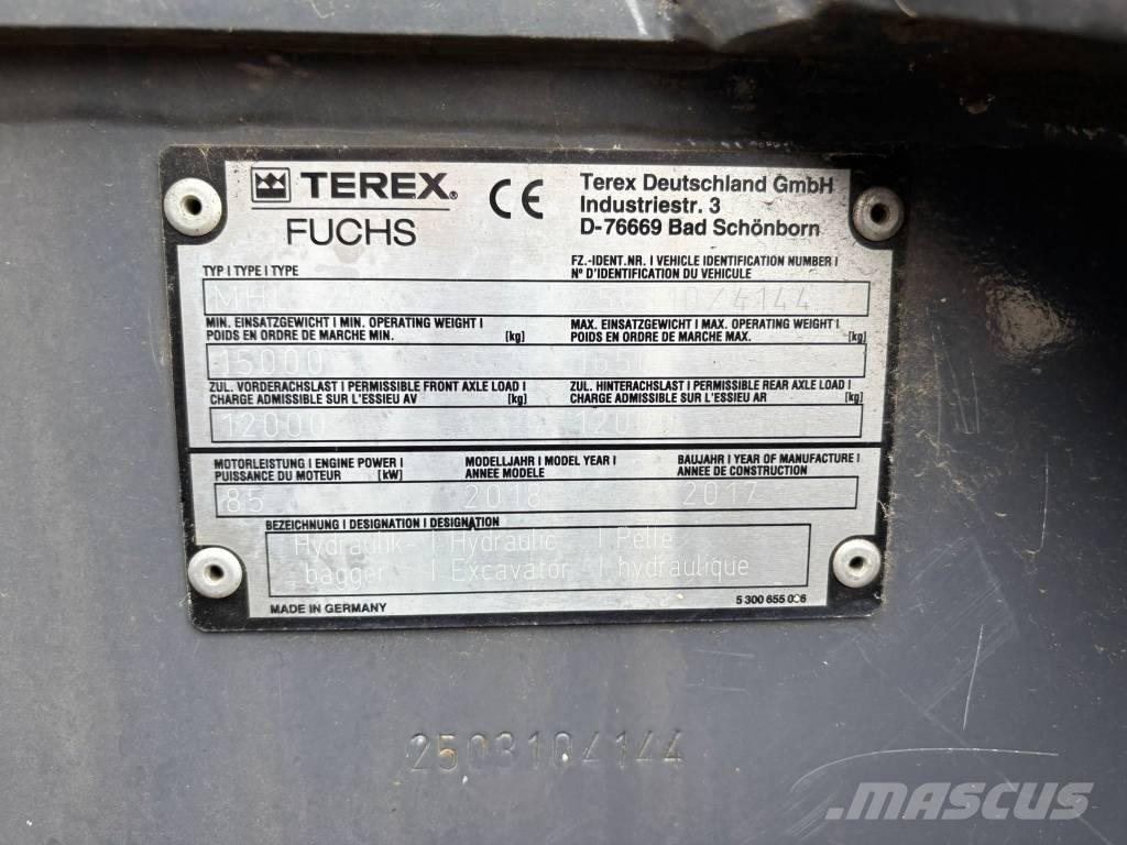 Fuchs MHL 250 Перегружатели металлолома/промышленные погрузчики