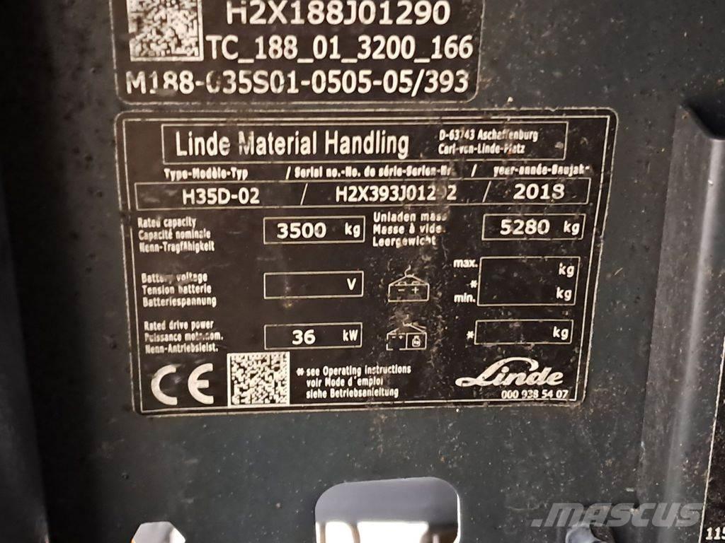 Linde H35D-02 Дизельные погрузчики