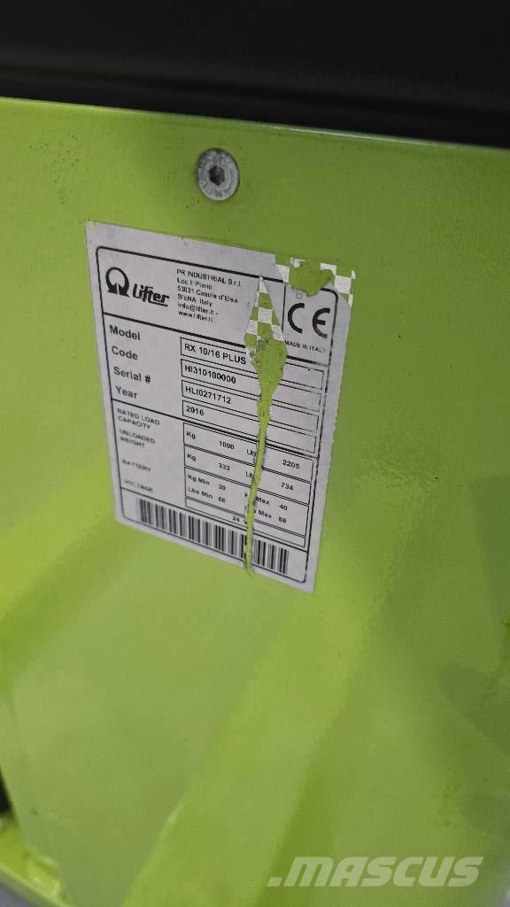 Pramac RX 10/16 Ручные штабелёры с электроподъёмом