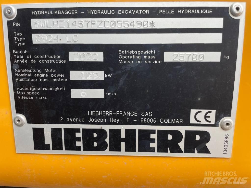 Liebherr R924 G8 Гусеничные экскаваторы