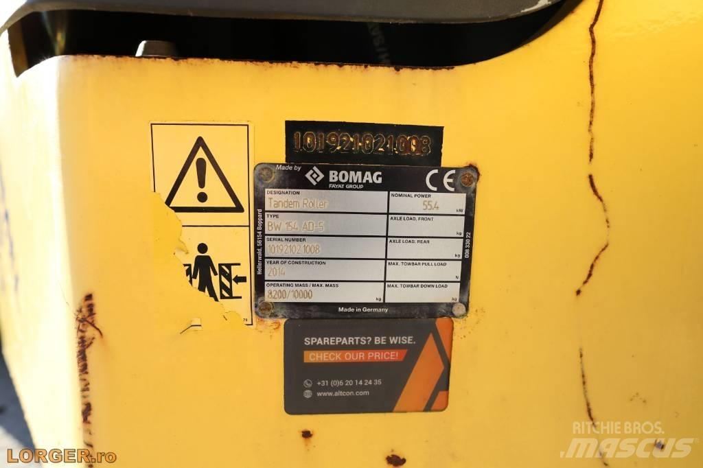 Bomag BW 154 AD-5 Катки тротуарные