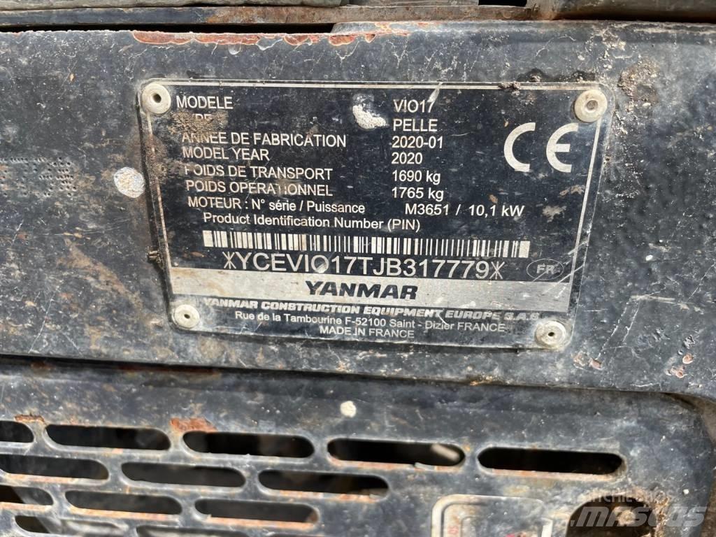 Yanmar Vio 17 U Мини-экскаваторы