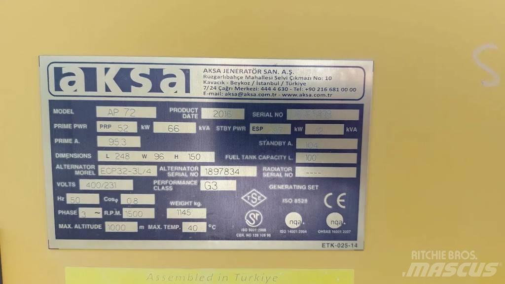 Perkins Aksa AP72 Другие генераторы