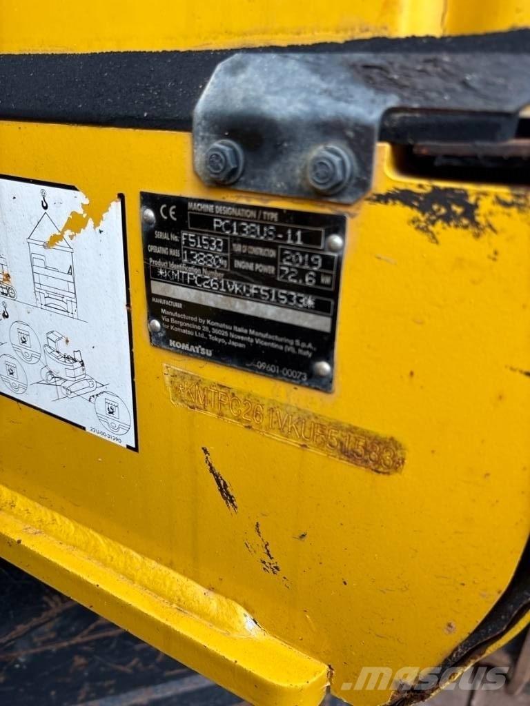 Komatsu PC 138 US-11 Гусеничные экскаваторы