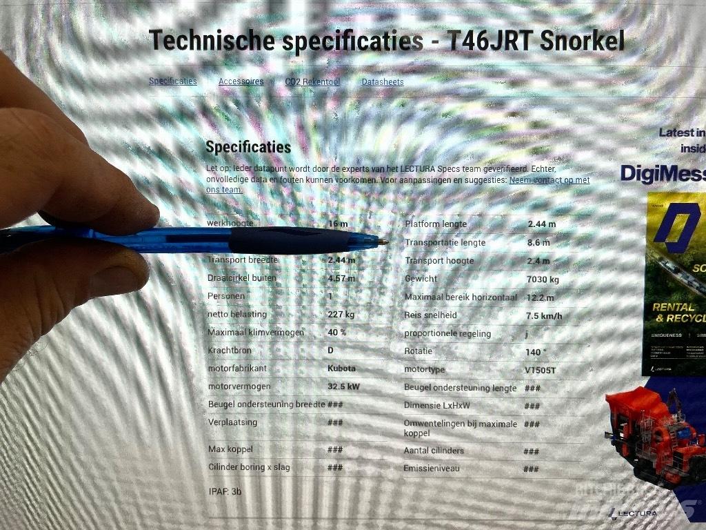 Snorkel T 46 J RT Коленчатые подъемники