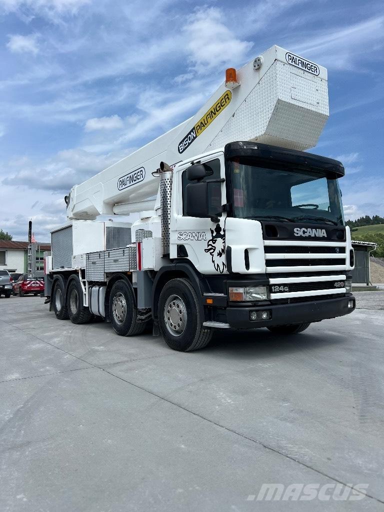 Scania 124 G 420 Автомобильные краны