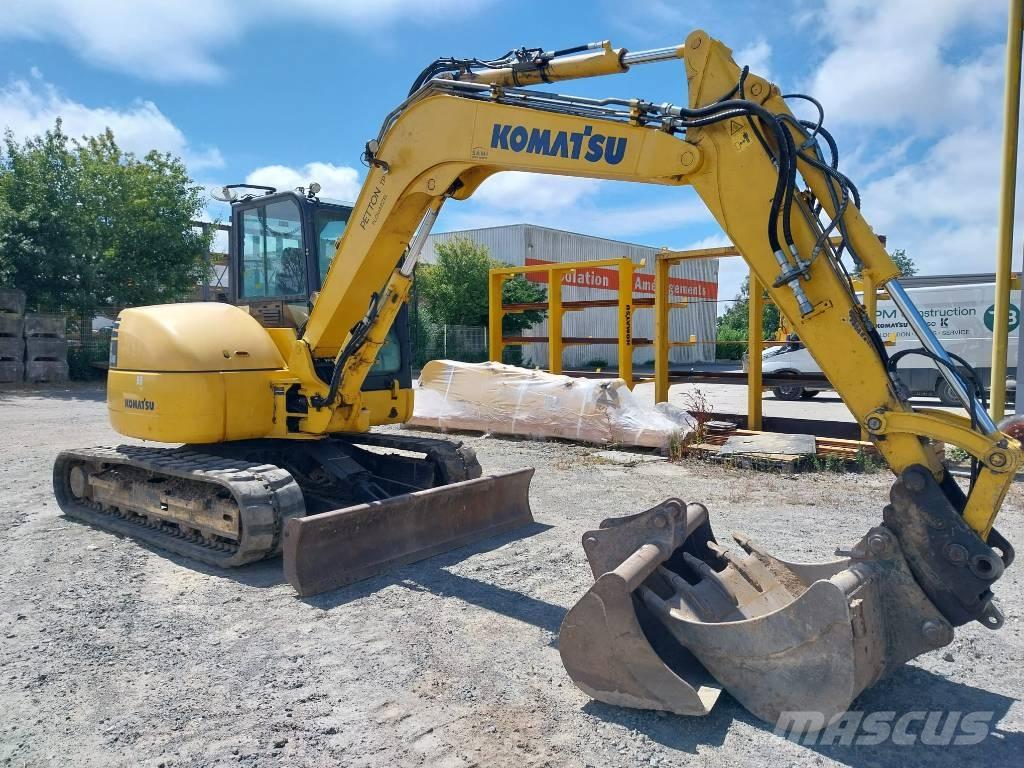 Komatsu PC80MR-5 Малые экскаваторы 7т-12т