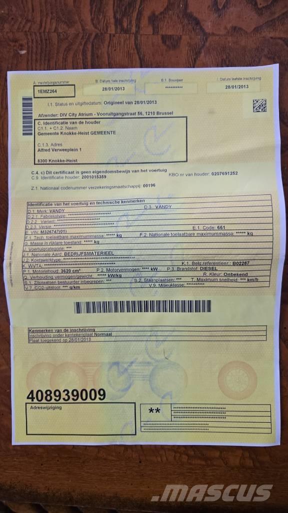  CSF VANDY VANDY 7 Самоходные газонокосилки