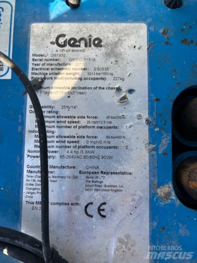 Genie GS 1932 Ножничные подъемники