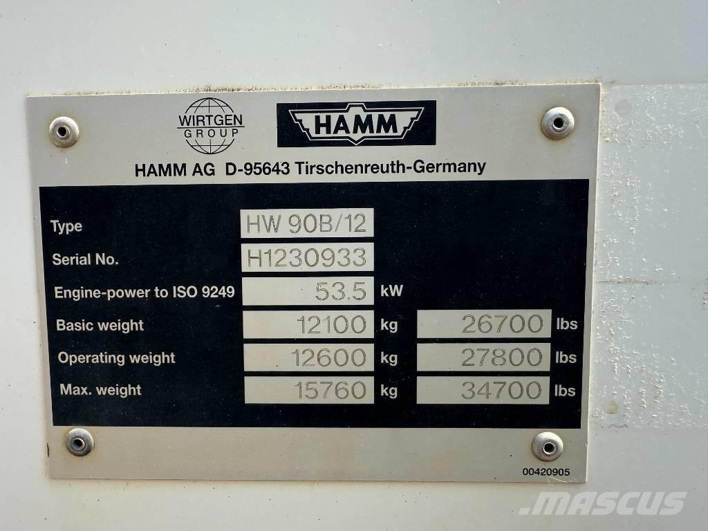 Hamm HW 90-12 Катки тротуарные