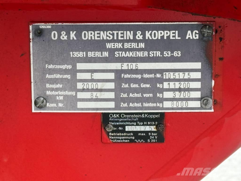 O&K F 106 Грейдеры