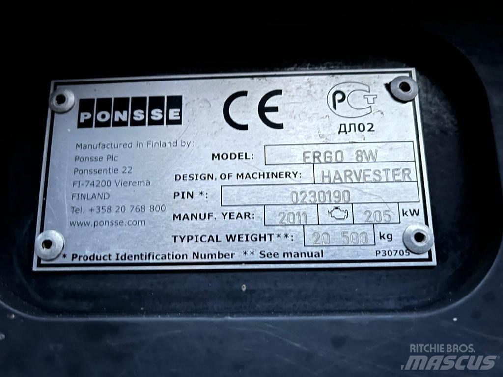 Ponsse Ergo 8W Харвестеры